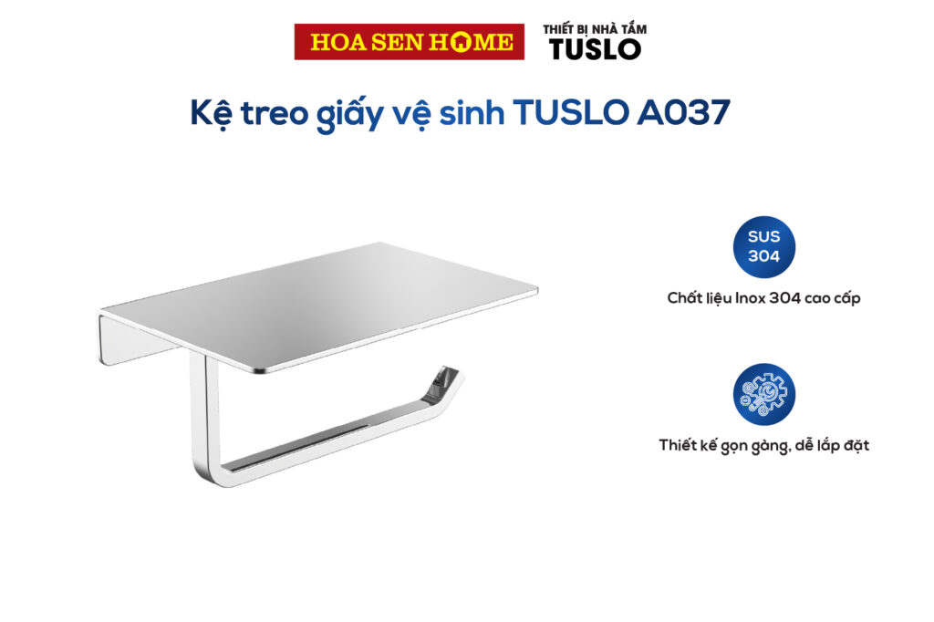 Kệ treo giấy vệ sinh TUSLO A037