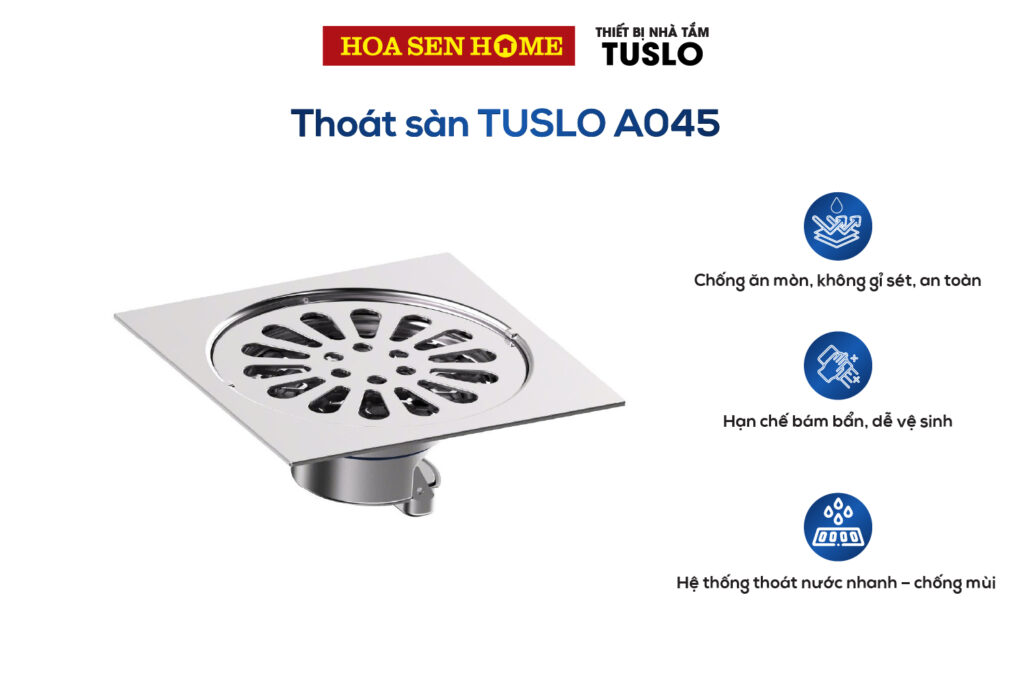 Phễu thoát sàn TUSLO A045