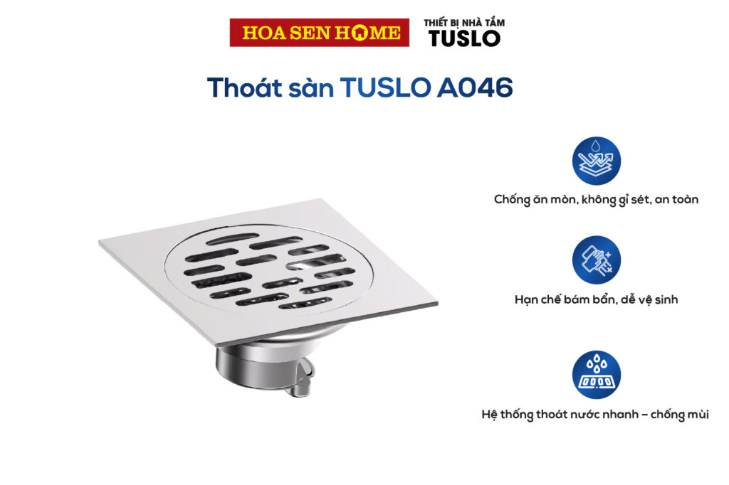 Phễu thoát sàn TUSLO A046