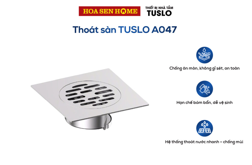 Phễu thoát sàn TUSLO A047