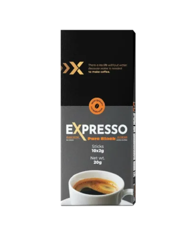 Expresso Cà phê hòa tan đen Pure Black 2G (Hộp 10 gói)