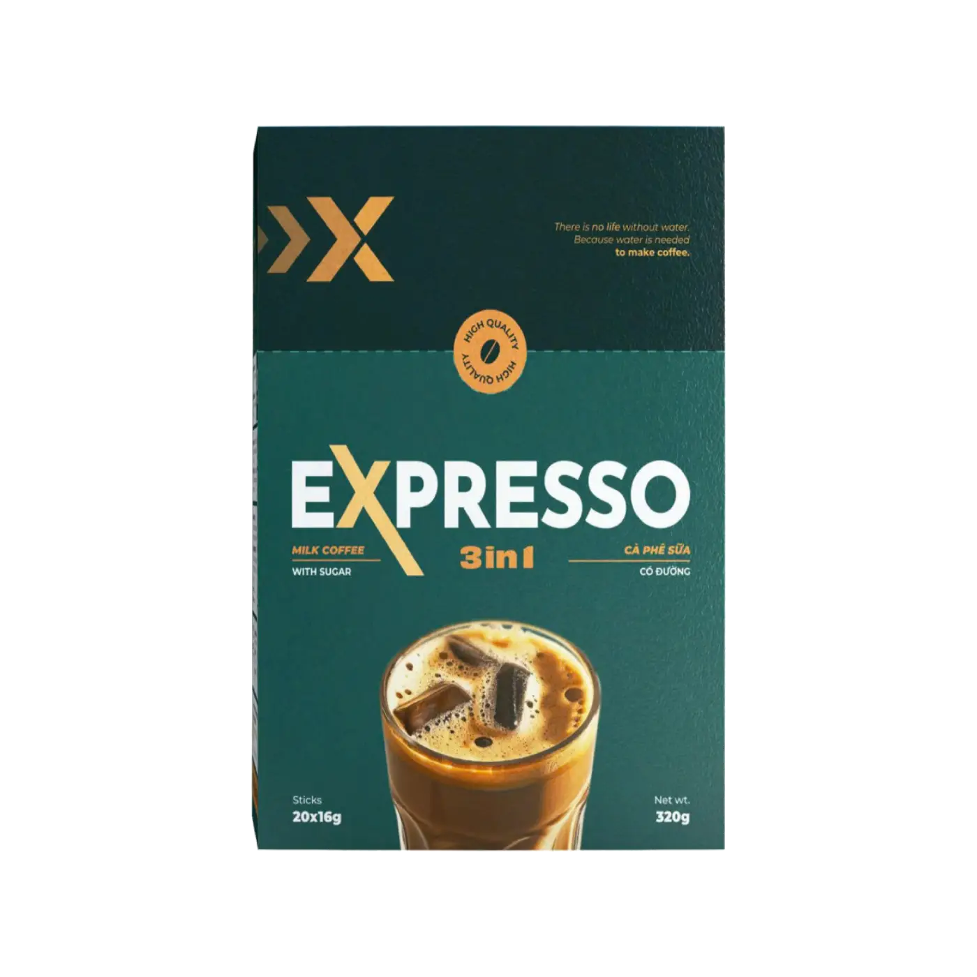 Cà phê Expresso hòa tan 3in1 (16g x 20 gói)