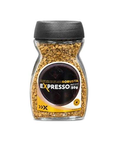 Expresso Cà phê hòa tan sấy lạnh Robusta Hũ 50G