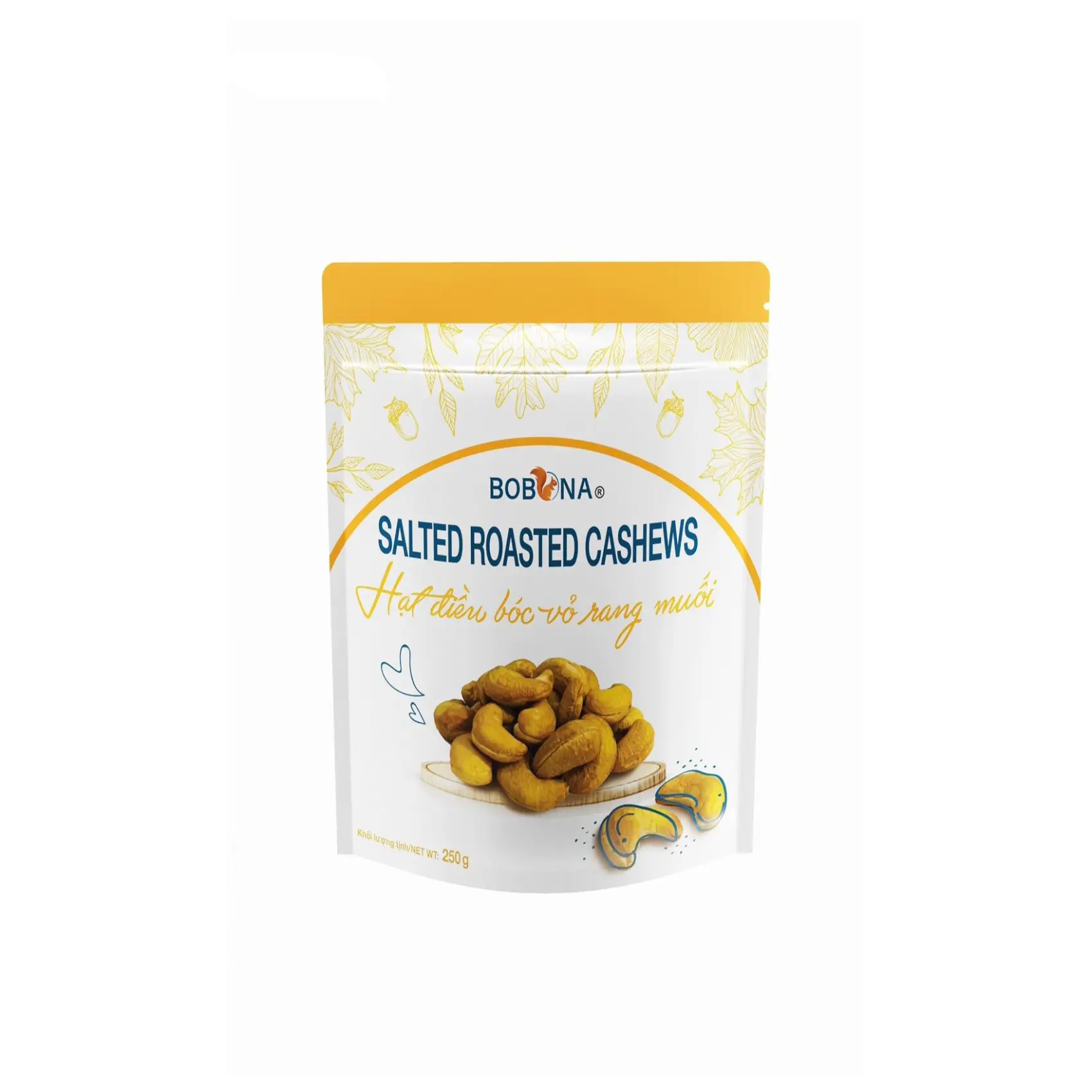 Hạt điều bóc vỏ rang muối - 250g