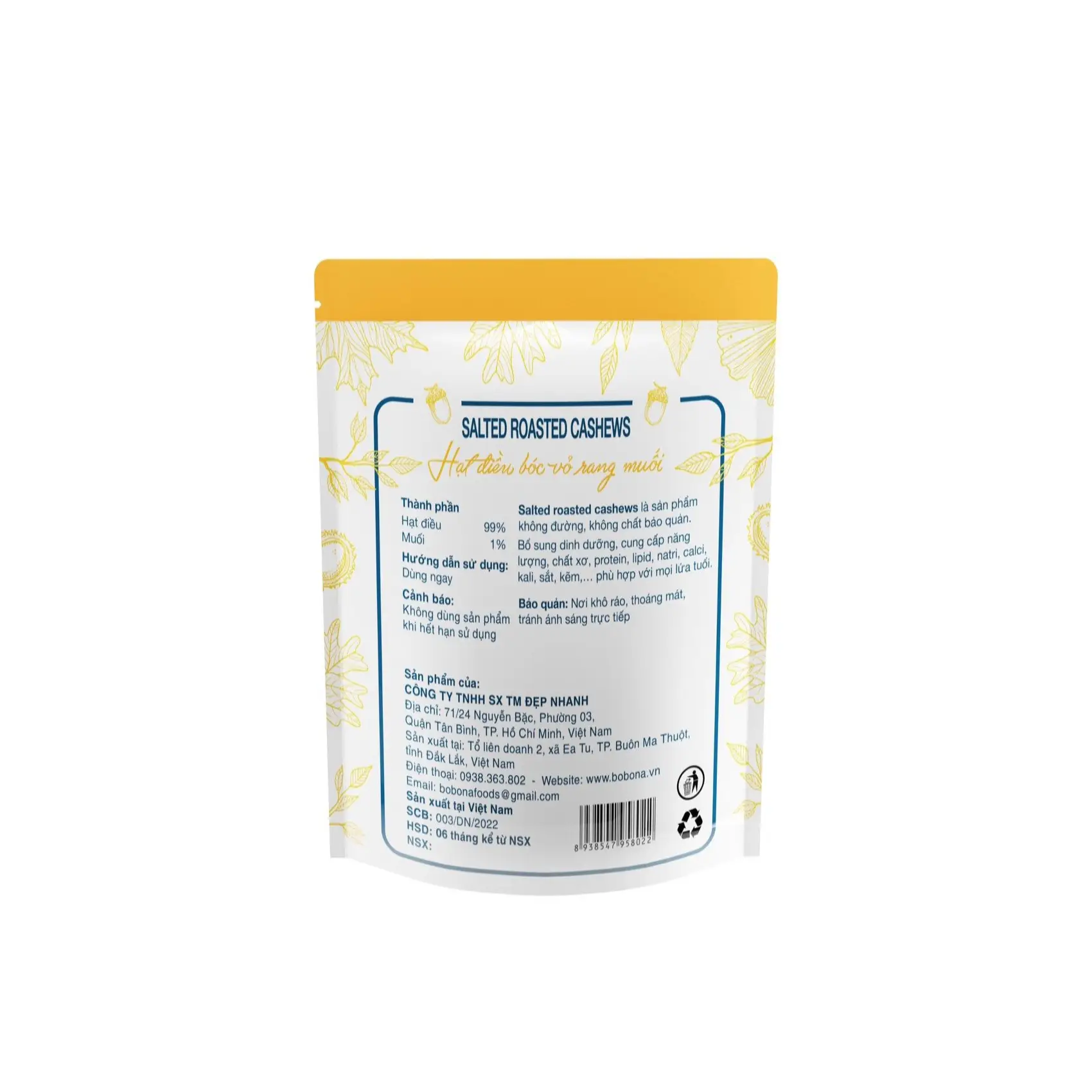 Hạt điều bóc vỏ rang muối - 250g - Ảnh 2