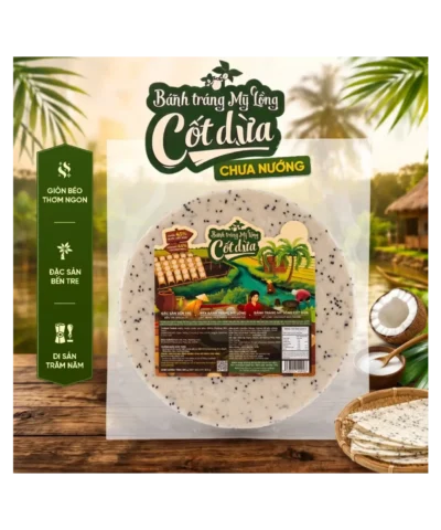 Alternative view of Bánh Tráng Mỹ Lồng Cốt Dừa Truyền Thống - 300g x3 Túi