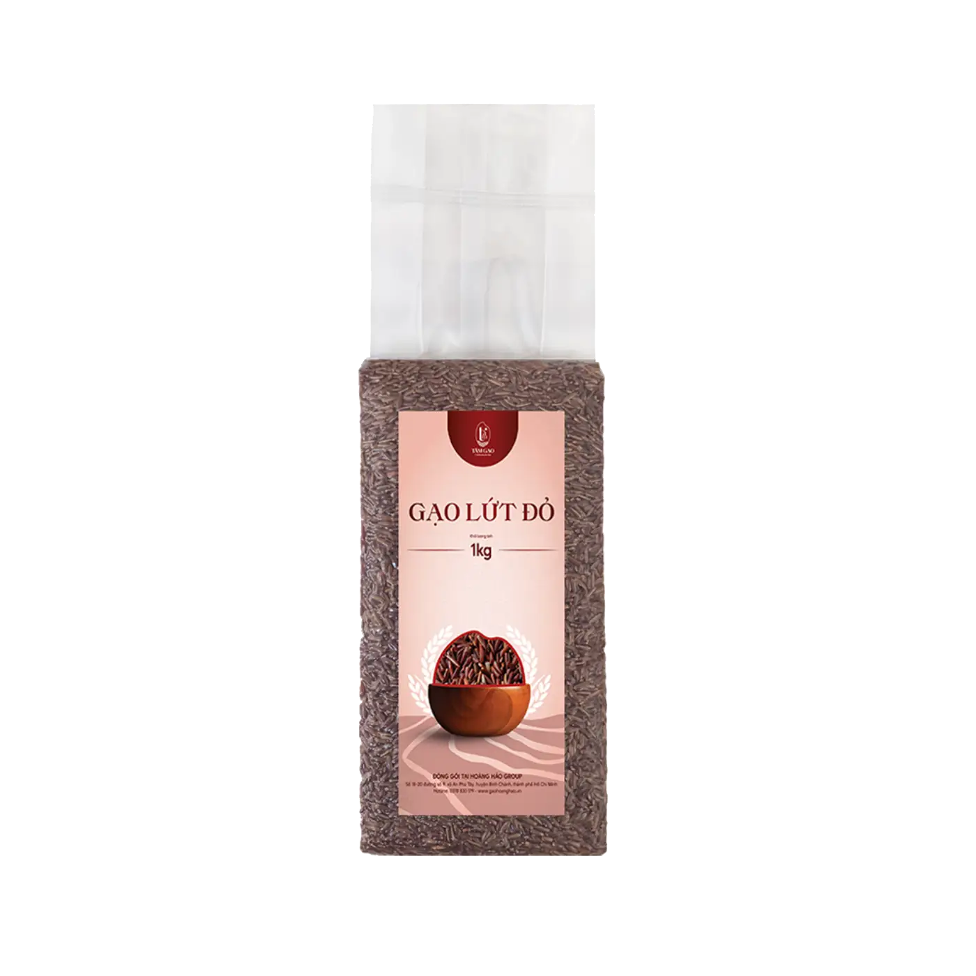Gạo Lứt Đỏ Tâm Gạo Túi 1kg