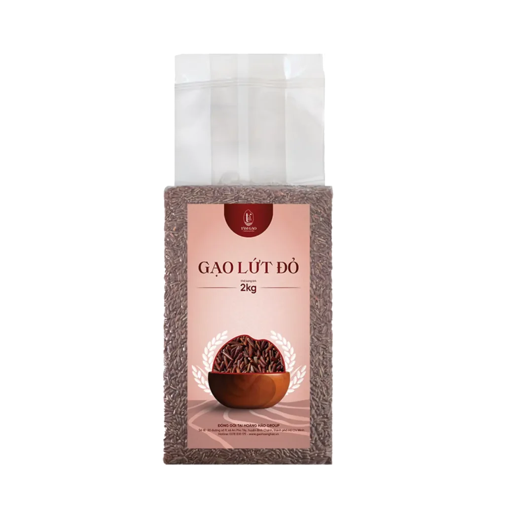Gạo Lứt Đỏ Tâm Gạo Túi 2kg