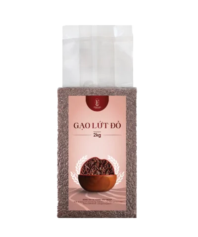 Gạo Lứt Đỏ Tâm Gạo – Túi 2kg