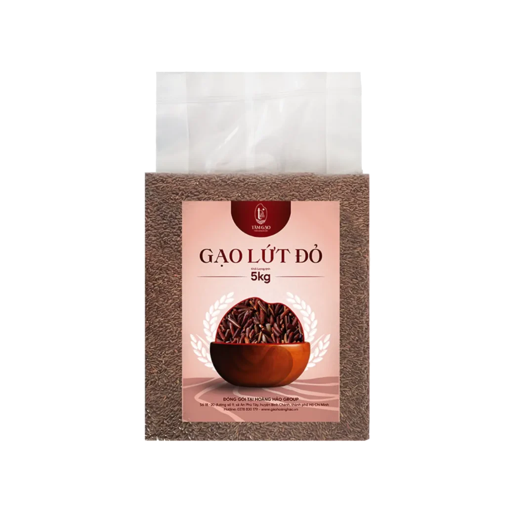 Gạo lứt đỏ Tâm Gạo túi 5Kg