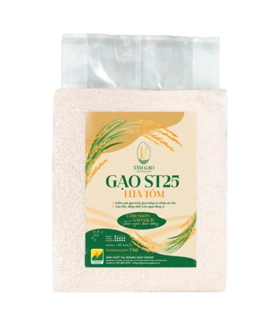 Gạo ST25 Lúa Tôm Tâm Gạo – Túi 5kg