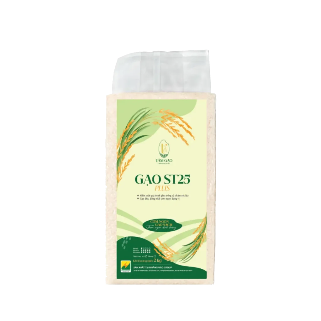 Gạo ST25 Plus Tâm Gạo 2kg