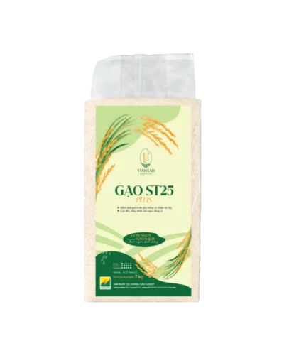 Gạo ST25 Plus Tâm Gạo – Túi 2kg