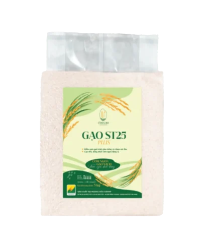 Gạo ST25 Plus Tâm Gạo – Túi 5kg
