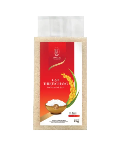 Gạo Thượng Hạng Tâm Gạo – Túi 2kg