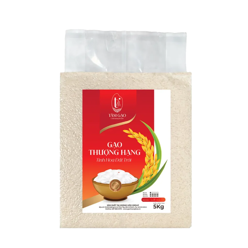 Gạo Thượng Hạng Tâm Gạo 5kg