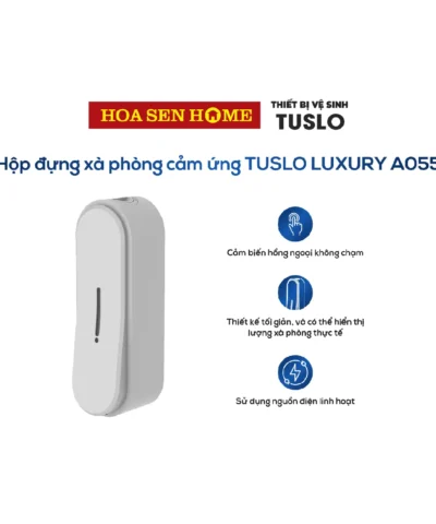 Hộp đựng xà phòng cảm ứng TUSLO LUXURY A055