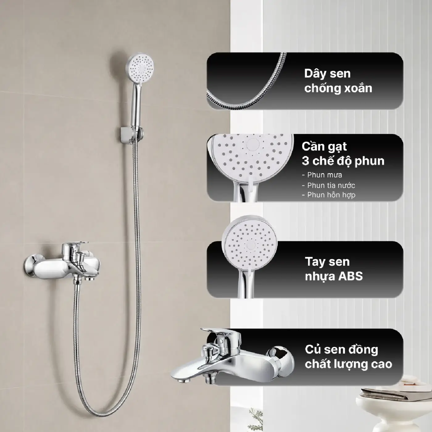 Sen dây nóng lạnh TUSLO S013 - Ảnh 2