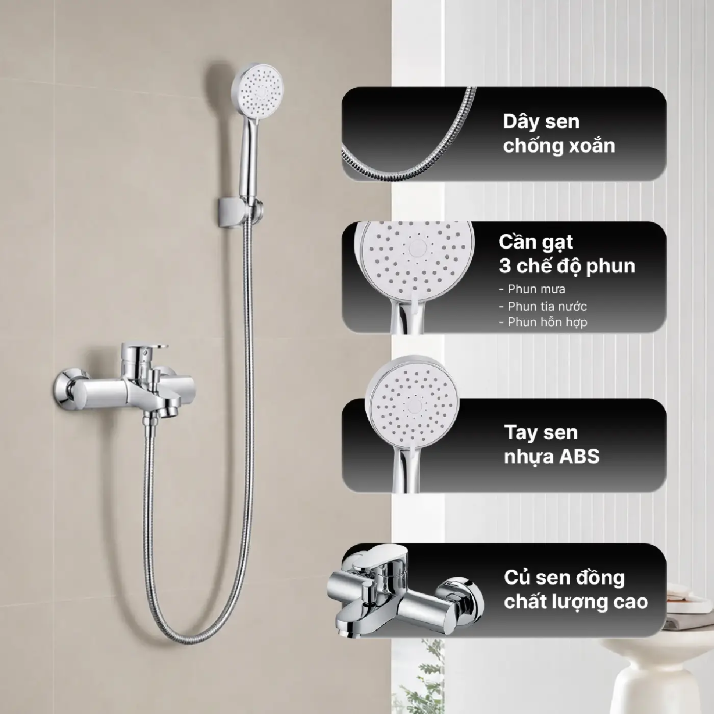Sen dây nóng lạnh TUSLO S014 - Ảnh 2